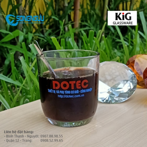 Alternative view of In giá rẻ Ly cà phê đá bầu lùn 225ml