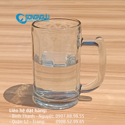 Alternative view of In giá rẻ Ly quai bia sọc dung tích 375ml