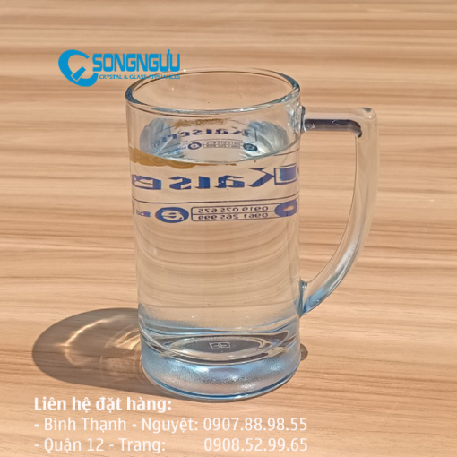 Alternative view of In giá rẻ Ly quai bia trơn dung tích 373ml