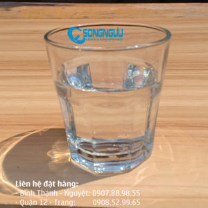 Ly thủy tinh sọc khía dung tích 270ml