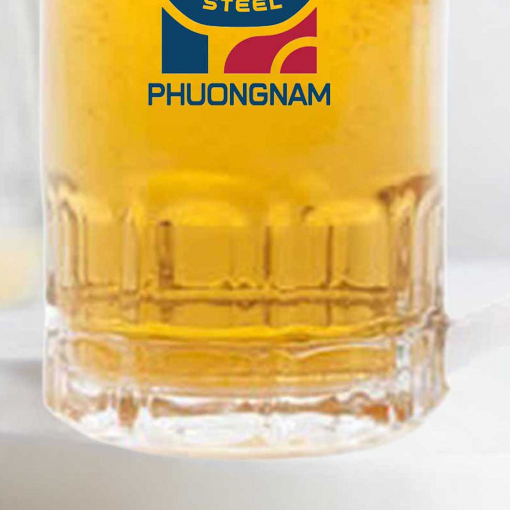 Alternative view of Ly thủy tinh quai bia hiệu Prim Union UG-372