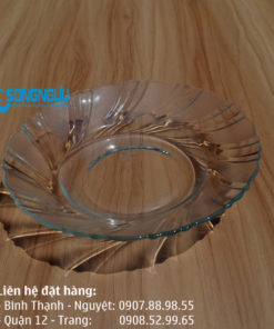 Dĩa thủy tinh xoáy Indonesia