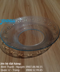 Dĩa thủy tinh 6 táo Indonesia