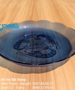 Dĩa thủy tinh hình tôm Indonesia