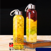 Chai nước thủy tinh dây đen 530ml - Ảnh 3