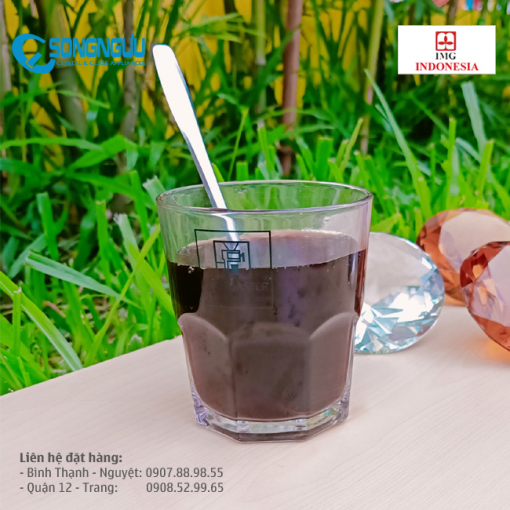 Alternative view of Ly cafe đá sọc khía Indonesia 306ml
