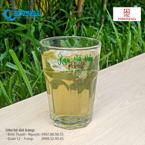 Alternative view of Ly sinh tố in logo làm quà tặng