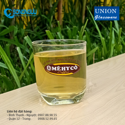 Alternative view of Ly trà đá chặt góc in logo 230ml