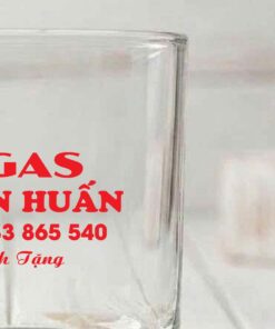 Alternative view of Ly thủy tinh vát đáy chặt góc in logo làm quà tặng khuyến mãi với giá rẻ