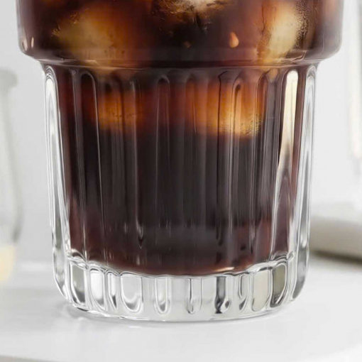 Alternative view of Ly thủy tinh cao cấp cà phê Hiệu Deli dung tích 330ml