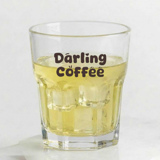 Ly thủy tinh rock sọc khía in nội dung và logo theo yêu cầu dung tích 270ml