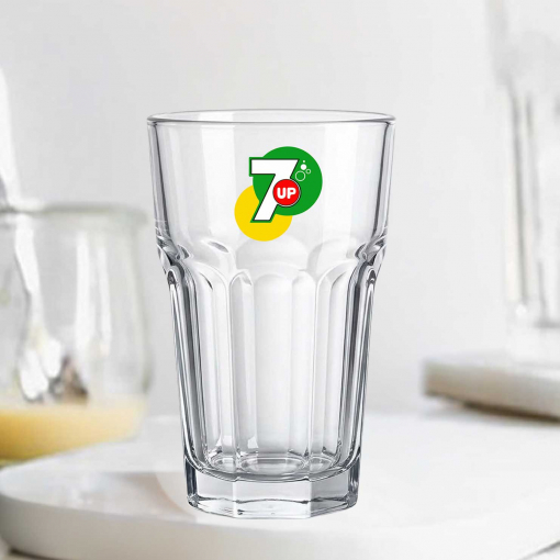 Ly thủy tinh sọc dùng làm quà tặng ngành giải khát dung tích 375ml