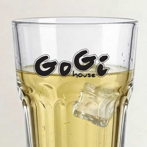 Alternative view of Ly thủy tinh sọc khía in nội dung và logo theo yêu cầu dung tích 375ml