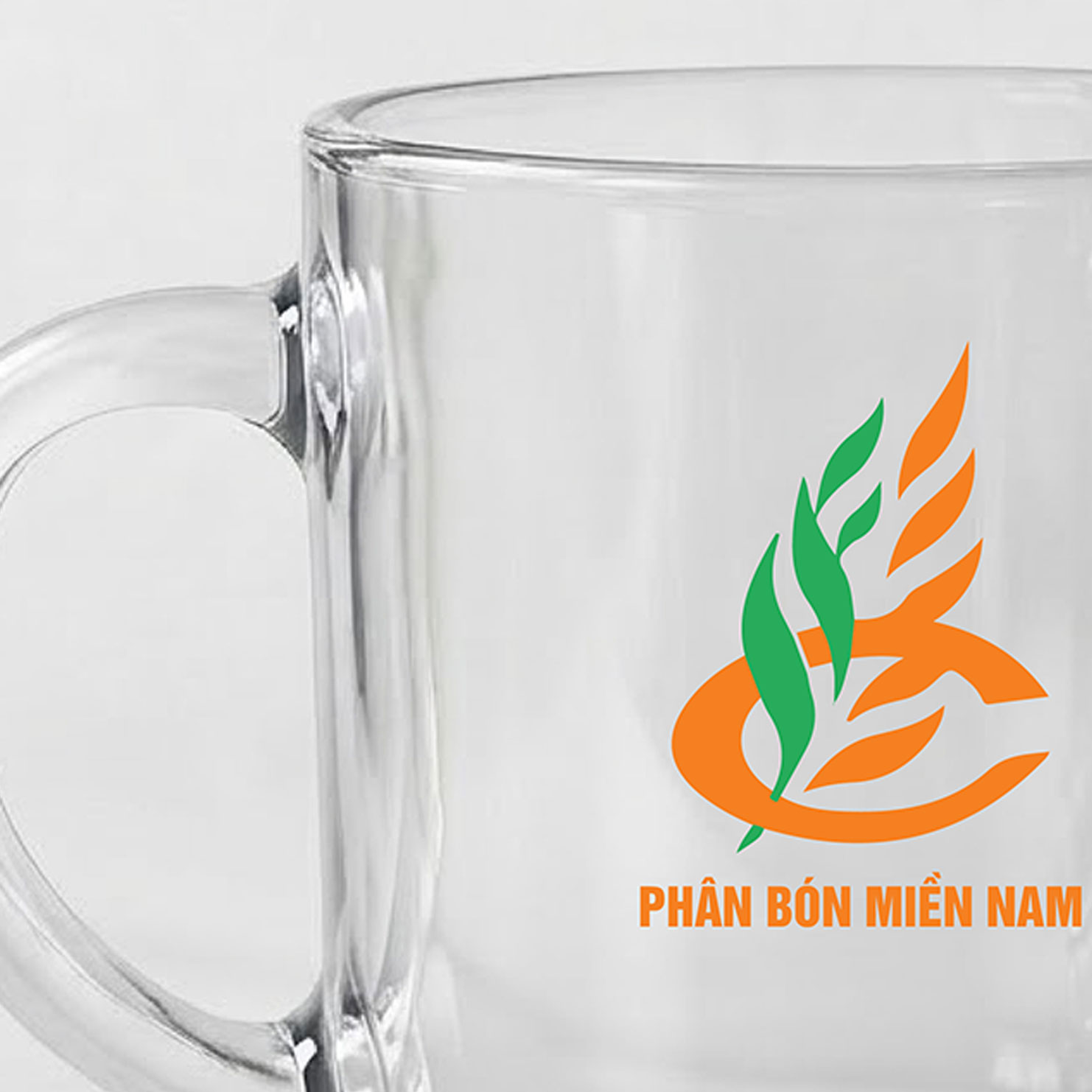 Ly thủy tinh có quai 325ml dùng làm quà tặng in nội dung theo yêu cầu - Ảnh 5