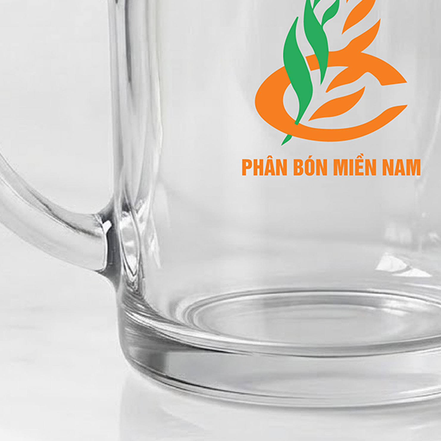 Ly thủy tinh có quai 325ml dùng làm quà tặng in nội dung theo yêu cầu - Ảnh 3