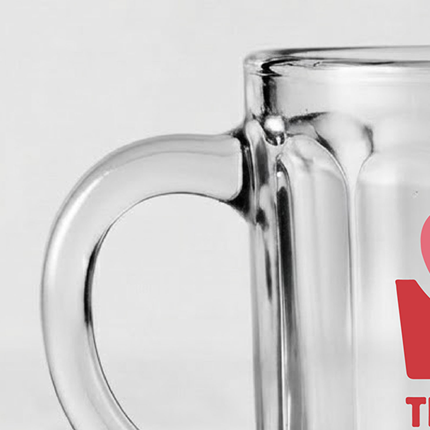Ly thủy tinh quai sọc 240ml dùng làm quà tặng và in logo theo yêu cầu - Ảnh 3