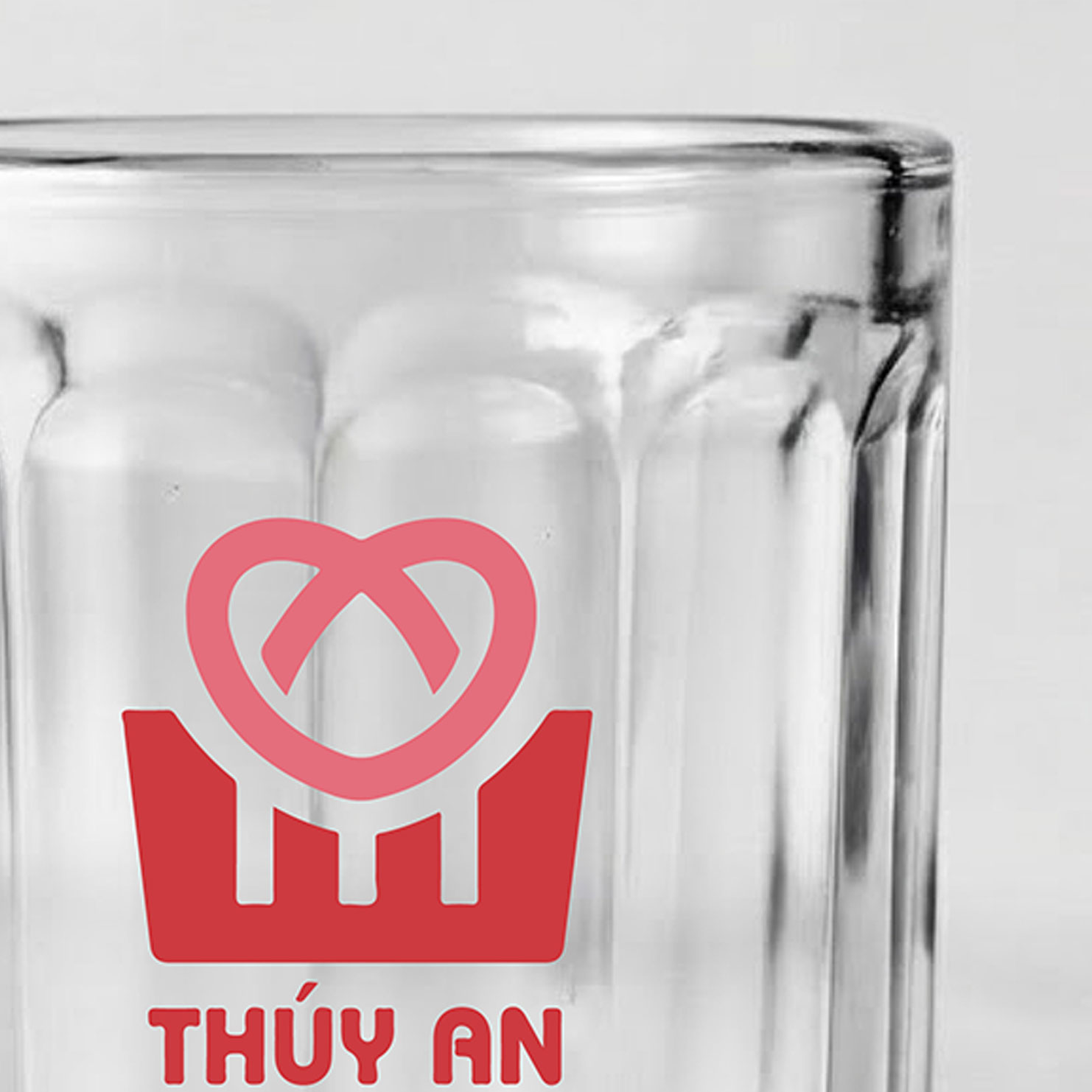 Ly thủy tinh quai sọc 240ml dùng làm quà tặng và in logo theo yêu cầu - Ảnh 4