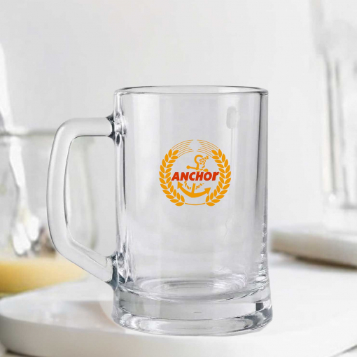 Ly quai bia in logo thương hiệu hay làm quà tặng dung tích 350ml