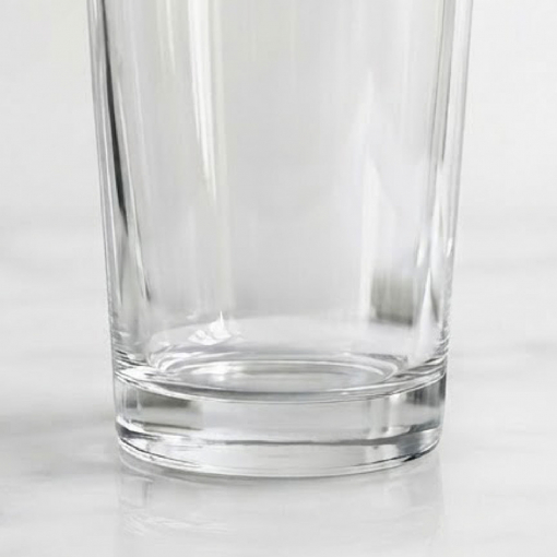 Alternative view of Ly thủy tinh ống trung uống nước cafe đá 340ml in logo và nội dung theo yêu cầu