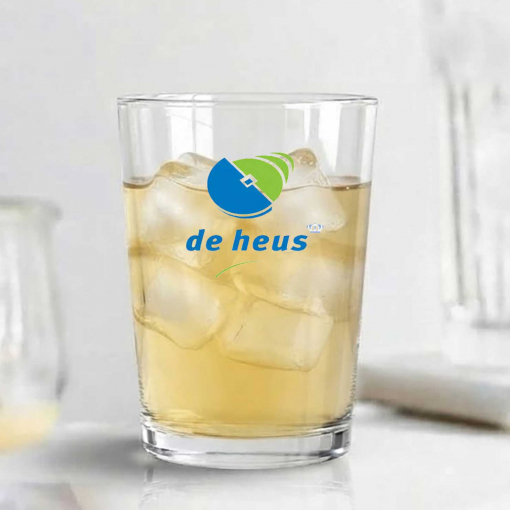 Ly thủy tinh uống trà nóng in làm quà tặng ngành hàng nông nghiệp dung tích 225ml
