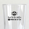 Ly thủy tinh uống trà nóng cà phê sữa nóng 225ml in logo và nội dung theo yêu cầu - Ảnh 2