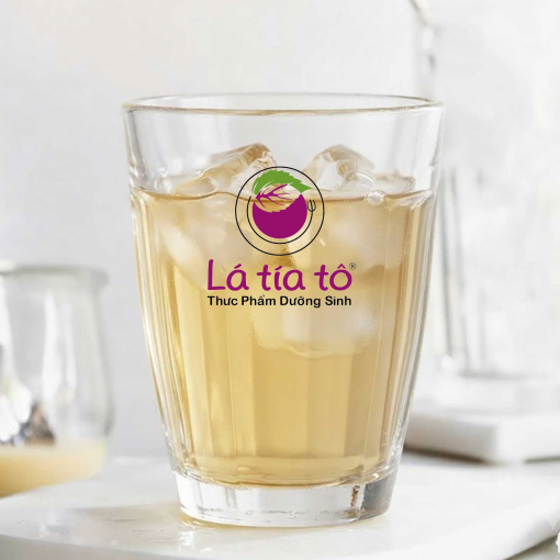 Ly trà thủy tinh in quảng cáo ngành hàng thực phẩm dung tích 350ml