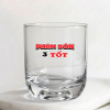 Ly thủy tinh chặt góc 270ml in logo và nội dung theo yêu cầu - Ảnh 4