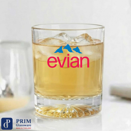 Ly thủy tinh PG-350 Thái Lan uống nước trà đá in logo làm quà tặng khuyến mãi